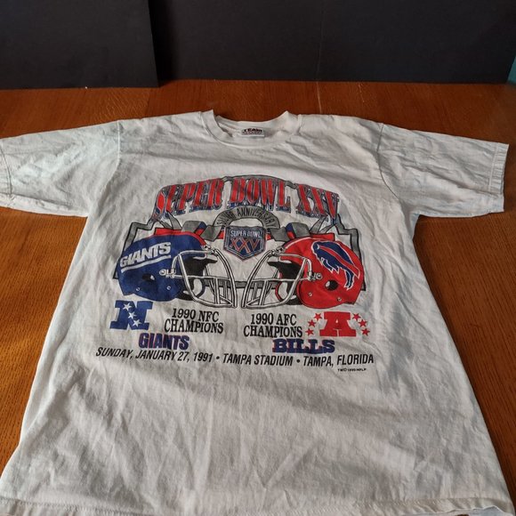 TEAM EDITION APPAREL MENS T-SHIRT ONE SIZE FITS SUPER BOWL XXV - Picture 1 of 9
